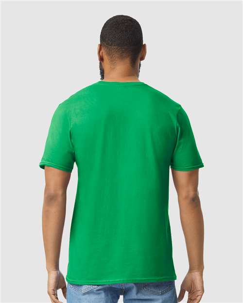 Gildan 64000 - Irish Green (Back)