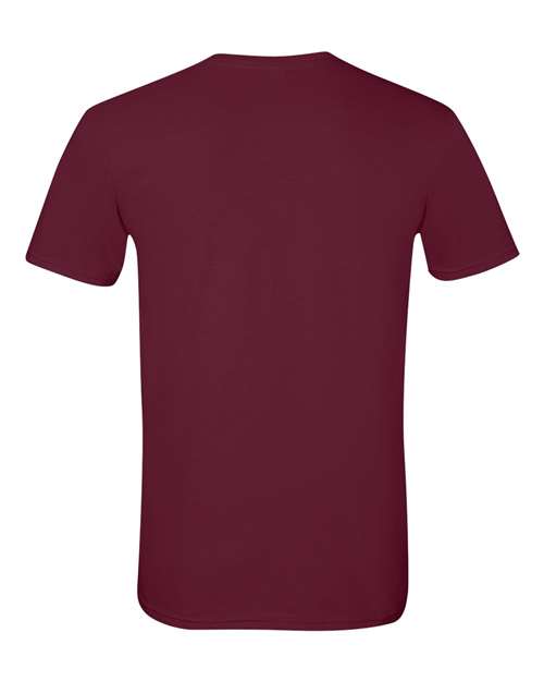 Gildan 64000 - Maroon (Back)
