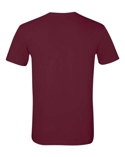 Gildan 64000 - Maroon (Back)