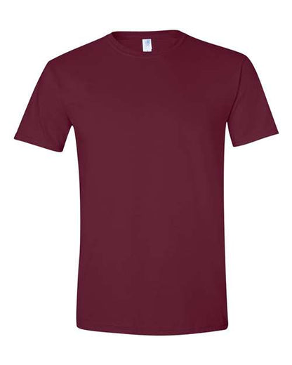 Gildan 64000 - Maroon (Front)