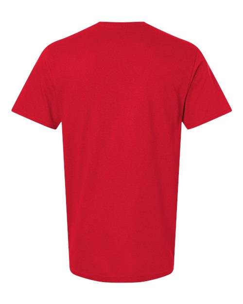 Gildan 64000 - Red (Back)