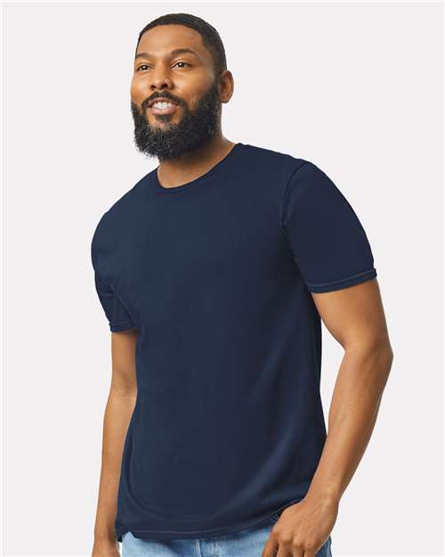 Gildan 64000 - Navy (Front)