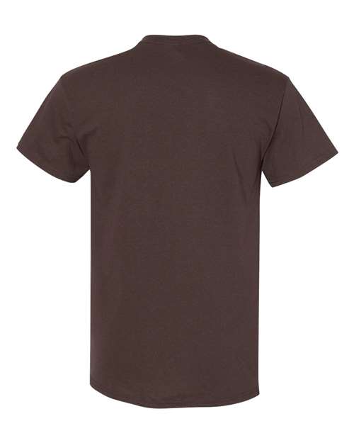Gildan 5000 - Dark Chocolate (Back)
