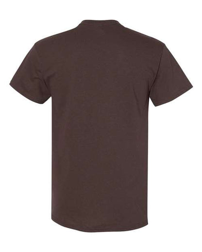 Gildan 5000 - Dark Chocolate (Back)