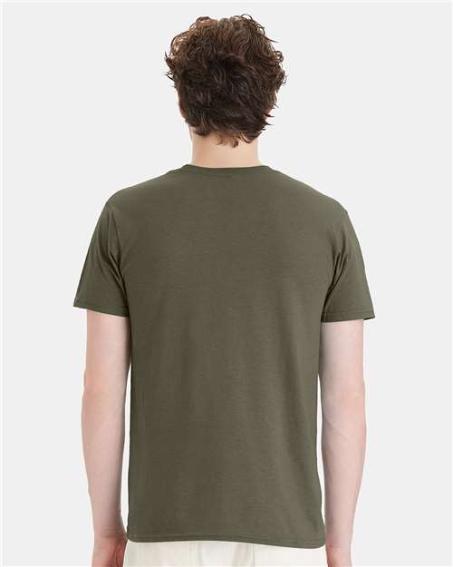 Hanes 4980 - Fatigue Green (Back)
