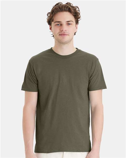 Hanes 4980 - Fatigue Green (Front)