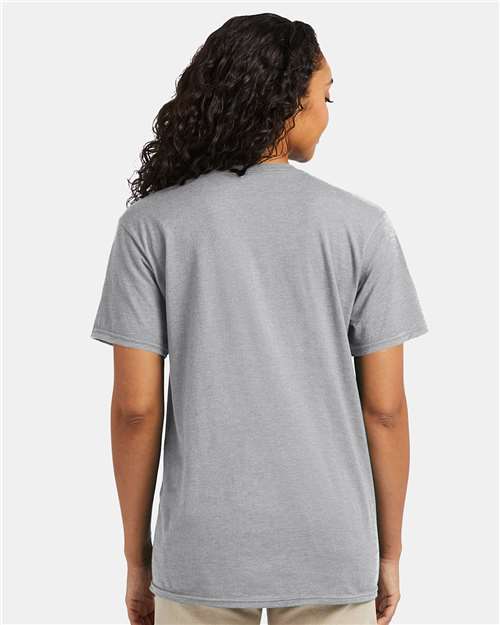 Hanes 4980 - Light Steel (Back)