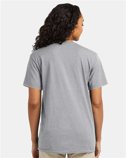 Hanes 4980 - Light Steel (Back)