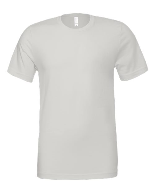 BELLA + CANVAS 3001 - Silver (Front)