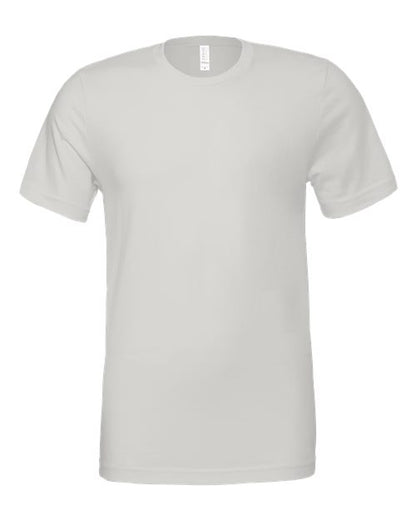BELLA + CANVAS 3001 - Silver (Front)