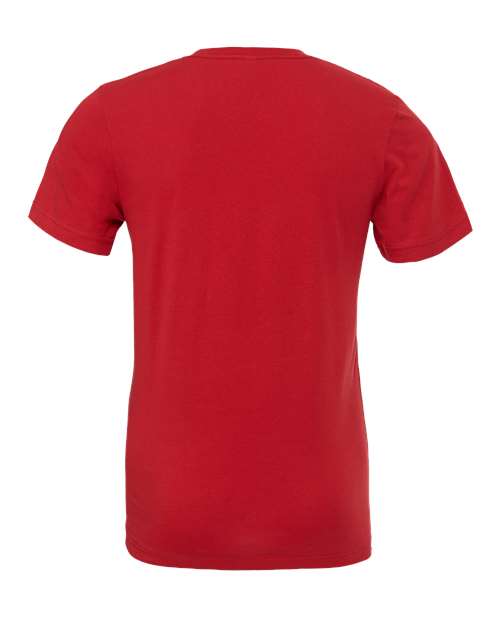 BELLA + CANVAS 3001 - Canvas Red (Back)