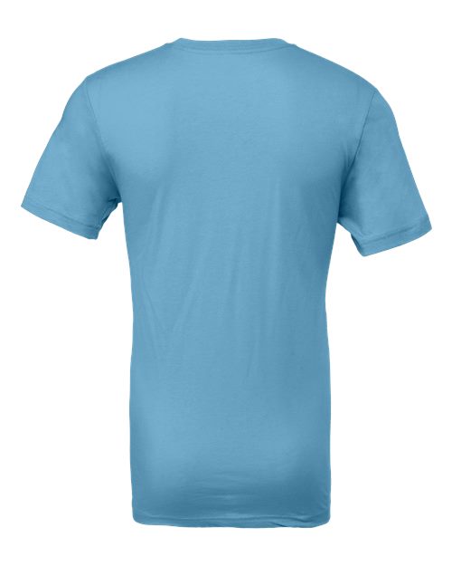 BELLA + CANVAS 3001 - Ocean Blue (Back)