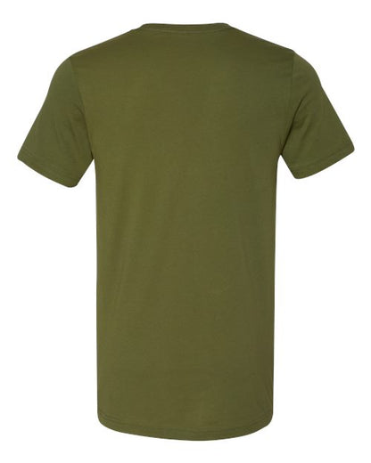 BELLA + CANVAS 3001 - Olive (Back)
