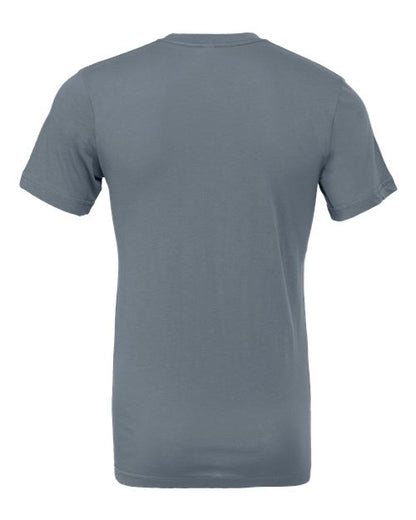 BELLA + CANVAS 3001 - Steel Blue (Back)