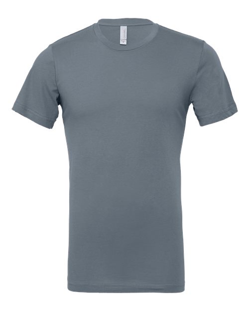 BELLA + CANVAS 3001 - Steel Blue (Front)