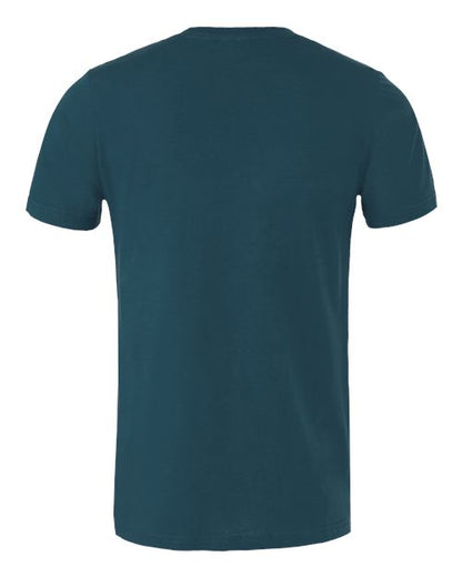 BELLA + CANVAS 3001 - Deep Teal (Back)