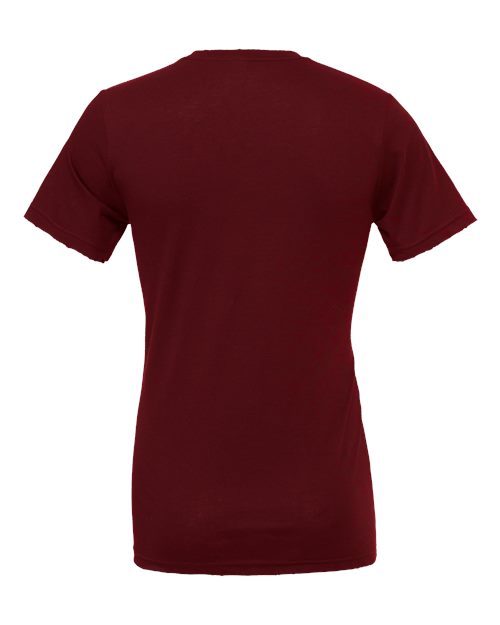 BELLA + CANVAS 3001 - Maroon (Back)