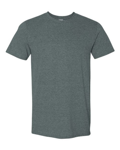 Gildan 64000 - Dark Heather (Front)