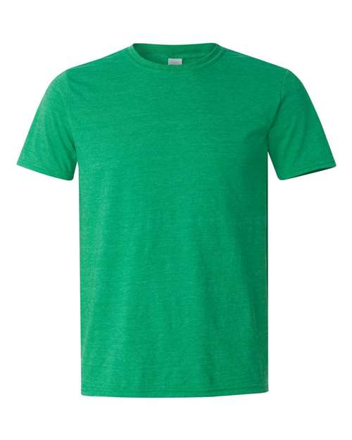 Gildan 64000 - Heather Irish Green (Front)