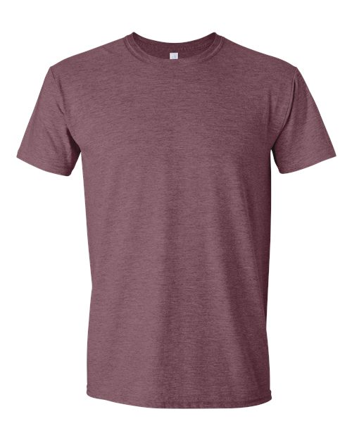Gildan 64000 - Heather Maroon (Front)