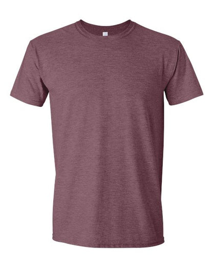 Gildan 64000 - Heather Maroon (Front)