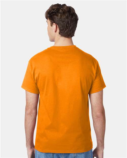 Hanes 5250 - Safety Orange (Back)