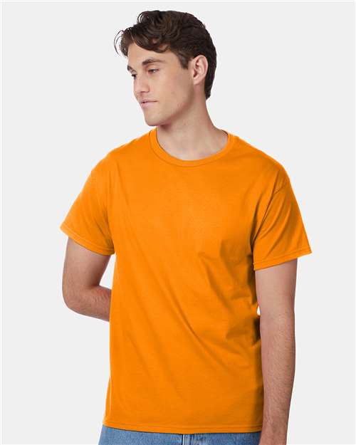 Hanes 5250 - Safety Orange (Front)