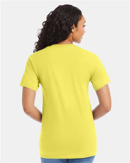 Hanes 5280 - Yellow (Back)