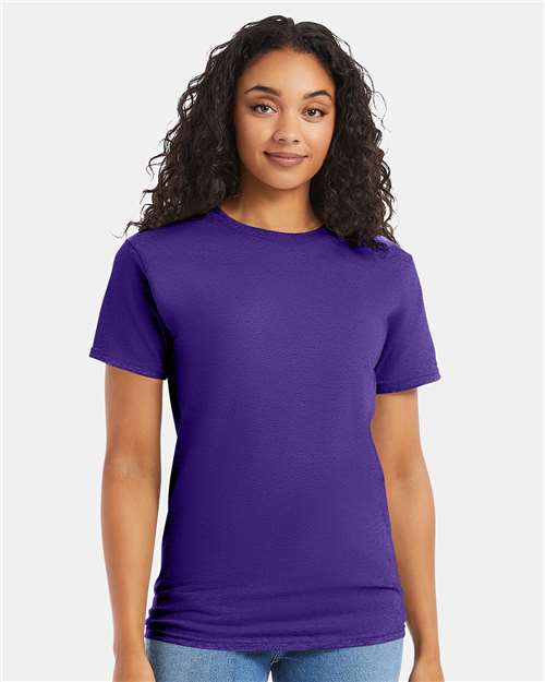 Hanes 5280 - Purple (Front)