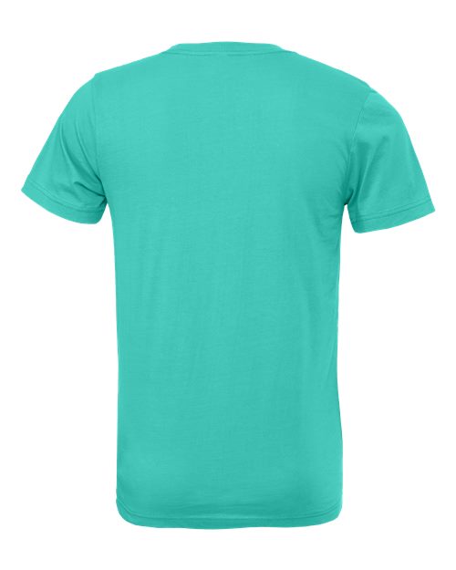 BELLA + CANVAS 3001 - Teal (Back)