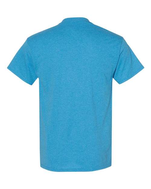 Gildan 5000 - Heather Sapphire (Back)