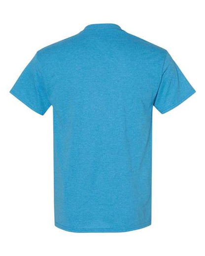 Gildan 5000 - Heather Sapphire (Back)