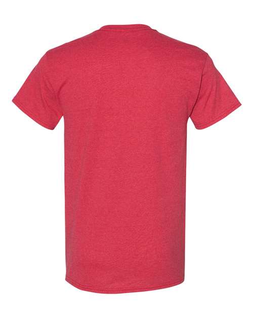 Gildan 5000 - Heather Red (Back)