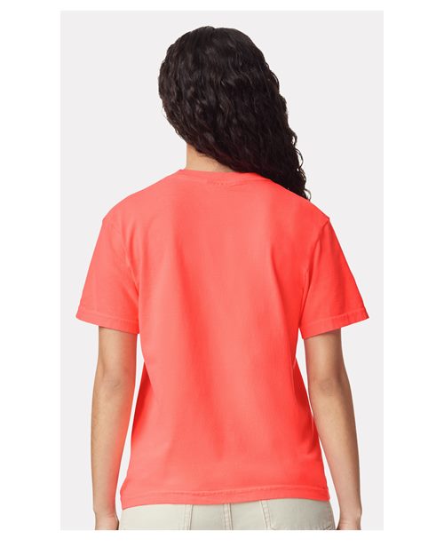 Comfort Colors 1717 - Neon Red Orange (Back)