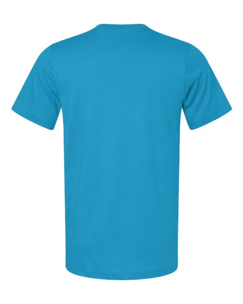BELLA + CANVAS 3001 - Aqua (Back)