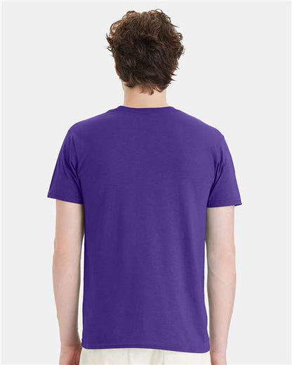 Hanes 4980 - Purple (Back)