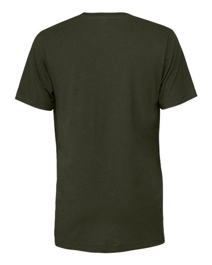 BELLA + CANVAS 3001 - Dark Olive (Back)