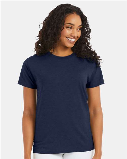 Hanes 5170 - Heather Navy (Front)