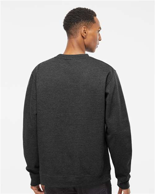 Independent Trading Co. SS3000 - Charcoal Heather (Back)