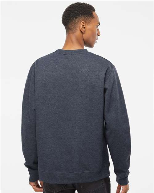 Independent Trading Co. SS3000 - Classic Navy Heather (Back)