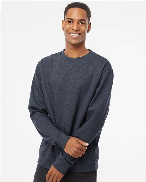 Independent Trading Co. SS3000 - Classic Navy Heather (Front)