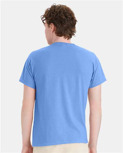 Hanes 5170 - Carolina Blue (Back)
