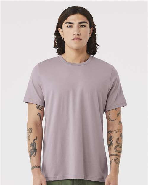BELLA + CANVAS 3001 - Pink Gravel (Front)