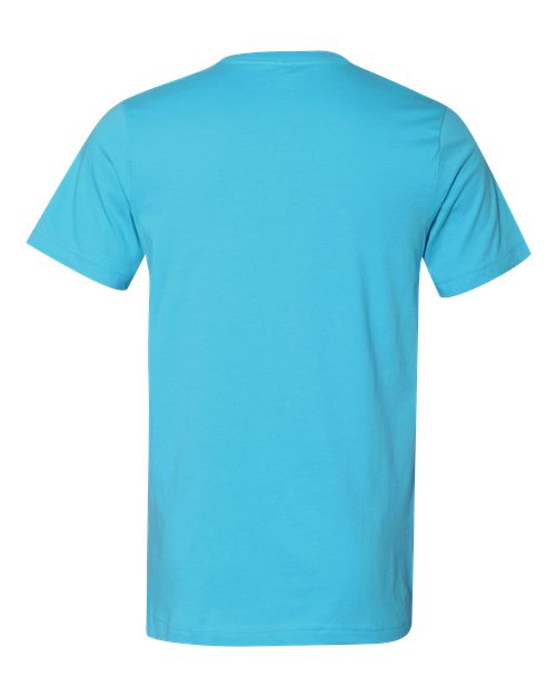 BELLA + CANVAS 3001 - Turquoise (Back)