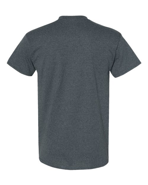 Gildan 5000 - Dark Heather (Back)