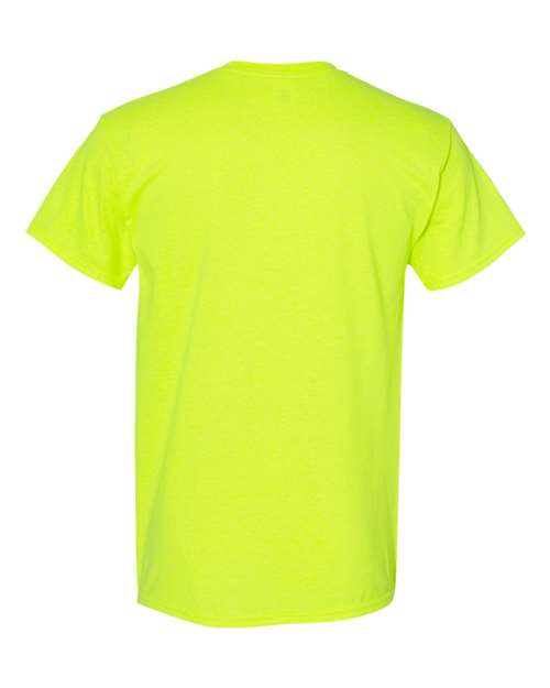Gildan 5000 - Safety Green (Back)