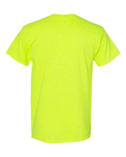 Gildan 5000 - Safety Green (Back)