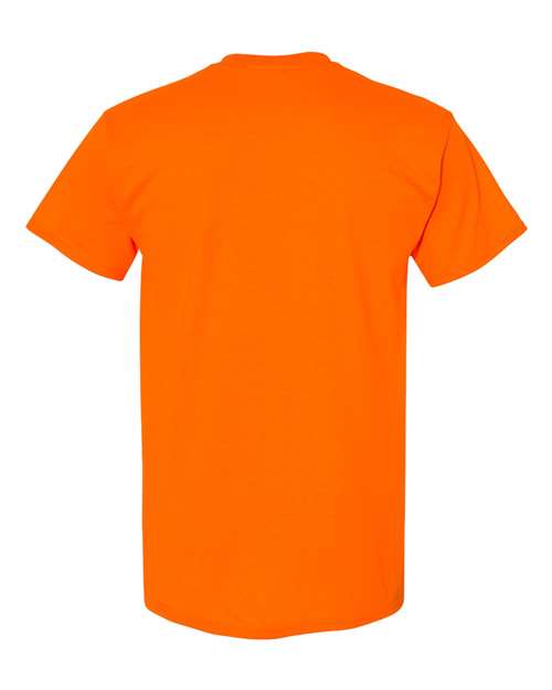 Gildan 5000 - Safety Orange (Back)