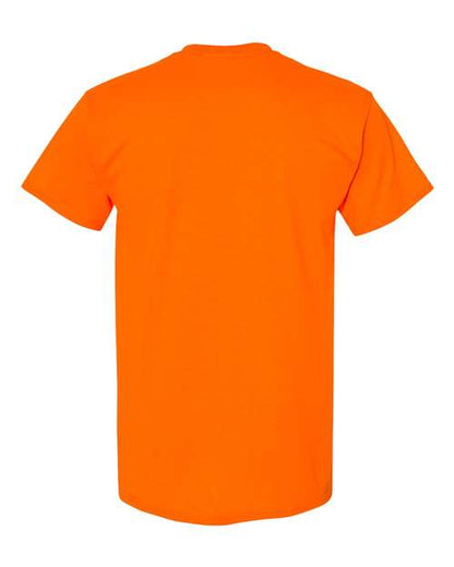 Gildan 5000 - Safety Orange (Back)
