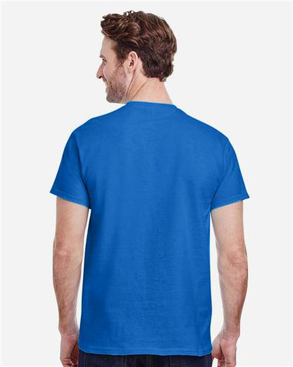 Gildan 5000 - Neon Blue (Back)